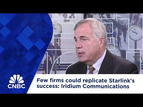 Few firms could replicate Starlink's success: Iridium Communications