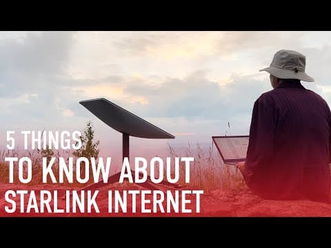 Starlink Satellite Internet: 5 Things to Know