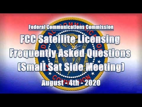 FCC Satellite Licensing - Frequently Asked Questions